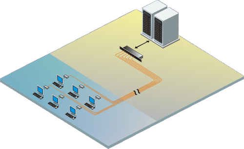 CrystalView CAT5 Rack application